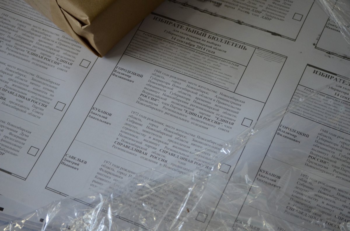 Выборы губернатора начались в Новосибирской области